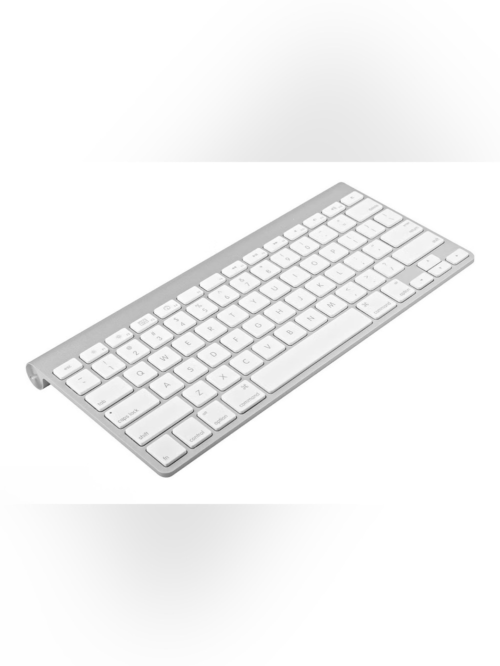 APPLE Wireless Keyboard in Silver and White